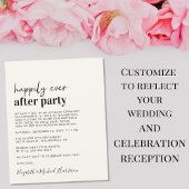 バジェットシンプルウェディングレセプションクリーム招待状