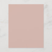 バジェットシンプルエレガントパーティーピンクキャップ卒業 チラシ (裏面)