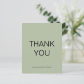 バジェットシンプルセージカスタムグリーンThank You (スタンド正面)