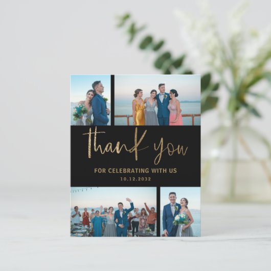 バジェットシンプルフォトコラージュありがとうござ結婚う (スタンド正面)