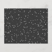 バジェットシンプルフォト雪のクリスマスホリデー紙 (裏面)