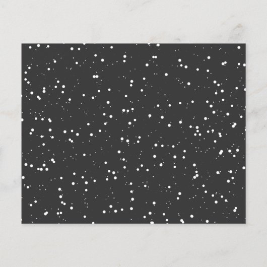 バジェットシンプルフォト雪のクリスマスホリデー紙 (裏面)