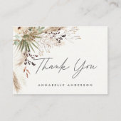 バジェットシンプルボタニカル感謝してい卒業あなた エンクロージャーカード (正面)