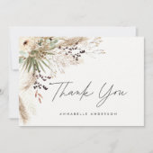 バジェットシンプルボタニカル感謝してい卒業あなたenclo 招待状 (正面)