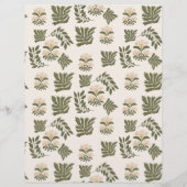 バジェットシンプルワイルドフラワーズボタニカル庭園の結婚式 チラシ (裏面)