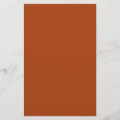 バジェットシンプル文字テラコッタ結婚のメニュー (裏面)