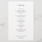 バジェットシンプル白黒のメ結婚ニュー チラシ (正面)