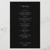 バジェットシンプル白黒のメ結婚ニュー チラシ (正面)