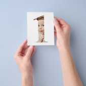 バジェットシンプル誕生日ミニマル写真番号1 チラシ (手)