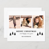 バジェットシンプル3フォトホリデー (正面/裏面)