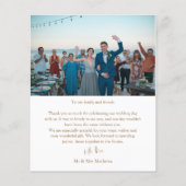 バジェットシンプル4 Photo Thank 結婚's (裏面)