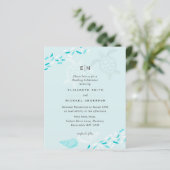 バジェットシーウミガメビーチ結婚式コーラルティール（緑がかった色） (スタンド正面)