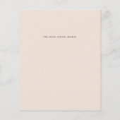 バジェットシーウミガメビーチ結婚式コーラルティール（緑がかった色） (裏面)