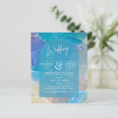 バジェットシーガラスティール(緑がかった色)ブルー海ビーチシー結婚ズ (スタンド正面)