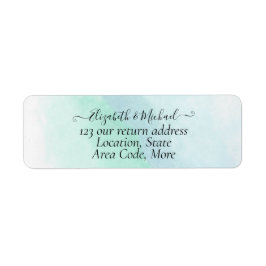 バジェットシーグラスモダン抽象芸術結婚ズ ラベル