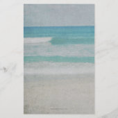 バジェットシーシェルビーチベビーシャワー招待状 (裏面)