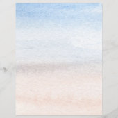 バジェットシーシェルビーチ結婚式招待状 (裏面)