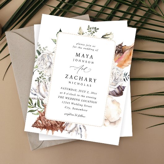 バジェットシーシェル&ホワイトフローラ結婚ズ