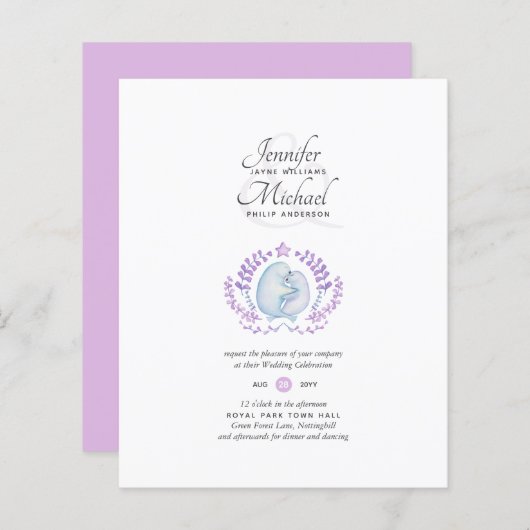 バジェットシールインラブ海洋生物メイヴウェディングカンスメント (正面/裏面)