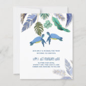 バジェットシー結婚ウミガメの青い黄色 (正面)