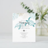 バジェットシー結婚カメのモダンラインアート (スタンド正面)
