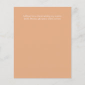 バジェットシー結婚カメのモダンラインアート (裏面)