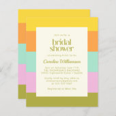 バジェットジオメストライプトリックブライダルシャワー (正面/裏面)