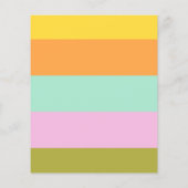 バジェットジオメストライプトリックブライダルシャワー (裏面)