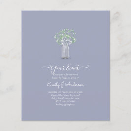 バジェットジプソフィラモダンメミニマルン結婚ズ チラシ