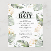 バジェットジャングルサファリキレーフベビーシャワーボーイズ (正面)