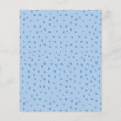 バジェットジャングルサファリトロピカルグリーンリーベビーシャワー チラシ (裏面)