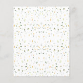 バジェットジャングルパーティーベビーシャワー招待状 (裏面)