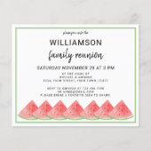 バジェットスイカサマーファミリー懇親会招待状 (正面)