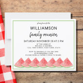 バジェットスイカサマーファミリー懇親会招待状