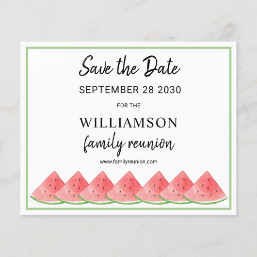 バジェットスイカファミリー懇親会保存日付 (正面)