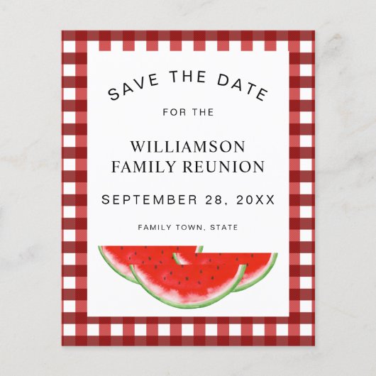 バジェットスイカファミリー懇親会保存日付 (正面)