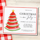 バジェットスイカ7月のクリスマスパーティー招待状