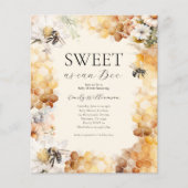 バジェットスウィートエイトビーベイビーシャワー招待状 (正面)