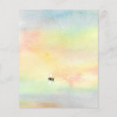 バジェットスウィートエイトビーベイビーシャワー招待状 (裏面)