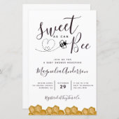 バジェットスウィートエイトビーベイビーシャワー招待状 (正面/裏面)