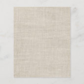 バジェットスウィートエイトビーベイビーシャワー招待状 (裏面)