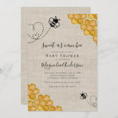 バジェットスウィートエイトビーベイビーシャワー招待状 招待状 (正面/裏面)