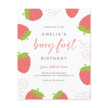 バジェットスウィートベリー最初の女の子1st誕生日の写真