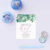 バジェットスウィート16バースデーパーティールアウ（ハワイ式宴会）招待状 チラシ (シングル)