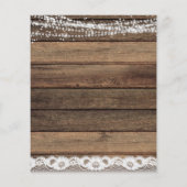 バジェットスウィート16誕生日素朴ファームハウス チラシ (裏面)