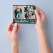 バジェットスクリプトフォトコラージクリスマスホリデーフライ チラシ (手)