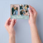 バジェットスクリプトフォトコラージパインクリスマスホリデー チラシ (手)