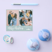 バジェットスクリプトフォトコラージパインクリスマスホリデー チラシ (シングル)