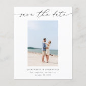 バジェットスタイリッシュシックモダン写真日付を保存3 チラシ (正面)