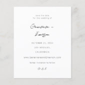 バジェットスタイリッシュシックモダン写真日付を保存5 (裏面)